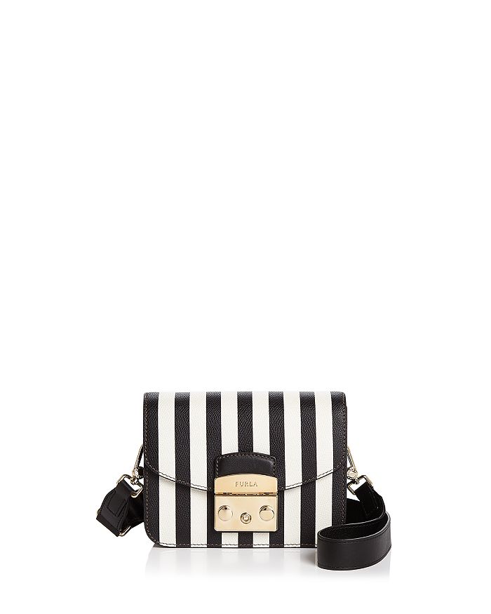 Furla Metropolis Stripe Mini Leather Crossbody Bloomingdale s