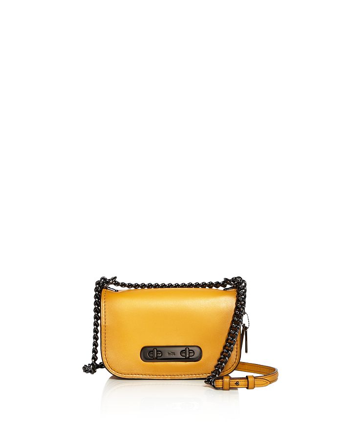 COACH Swagger Shoulder Bag 20 in Burnished Glovetanned Leather