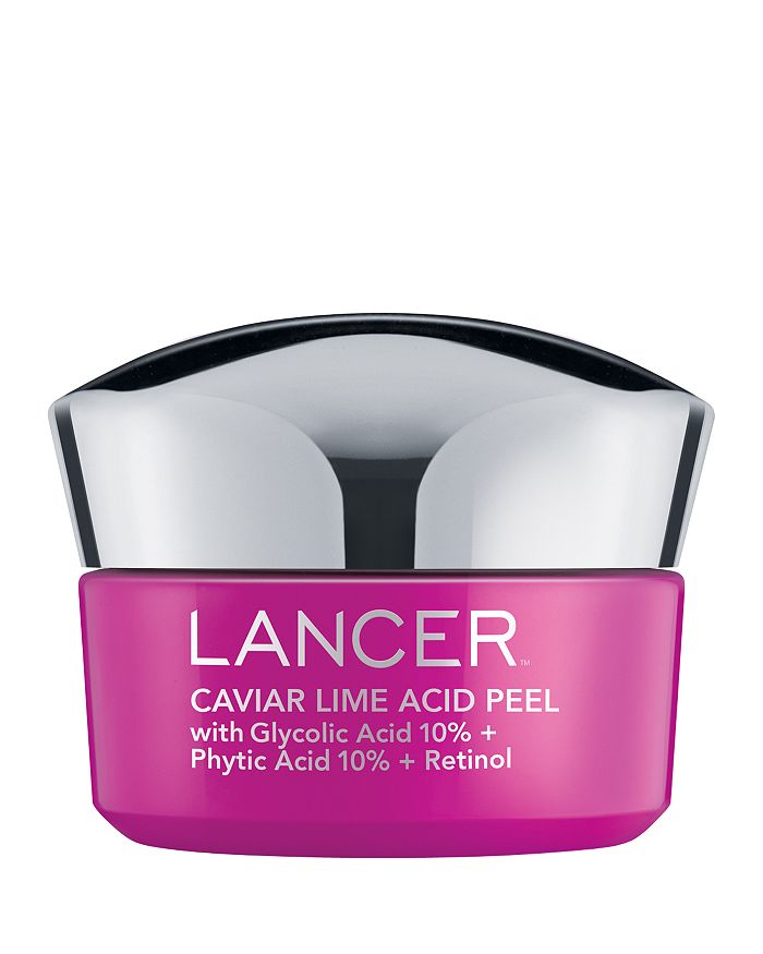 Shop Lancer Caviar Lime Acid Peel With Glycolic Acid 10% + Phytic Acid 10% + Retinol 1.7 Oz.
