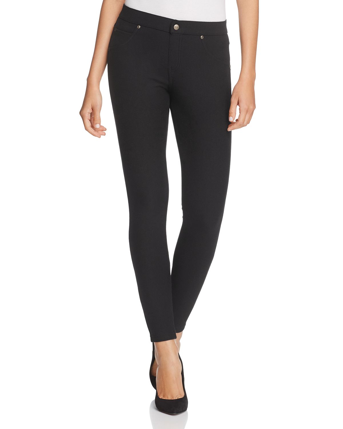 Photo 1 of Fleece Lined Denim Leggings MED 