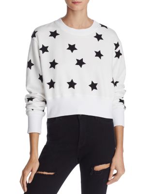 star cropped sweatshirt