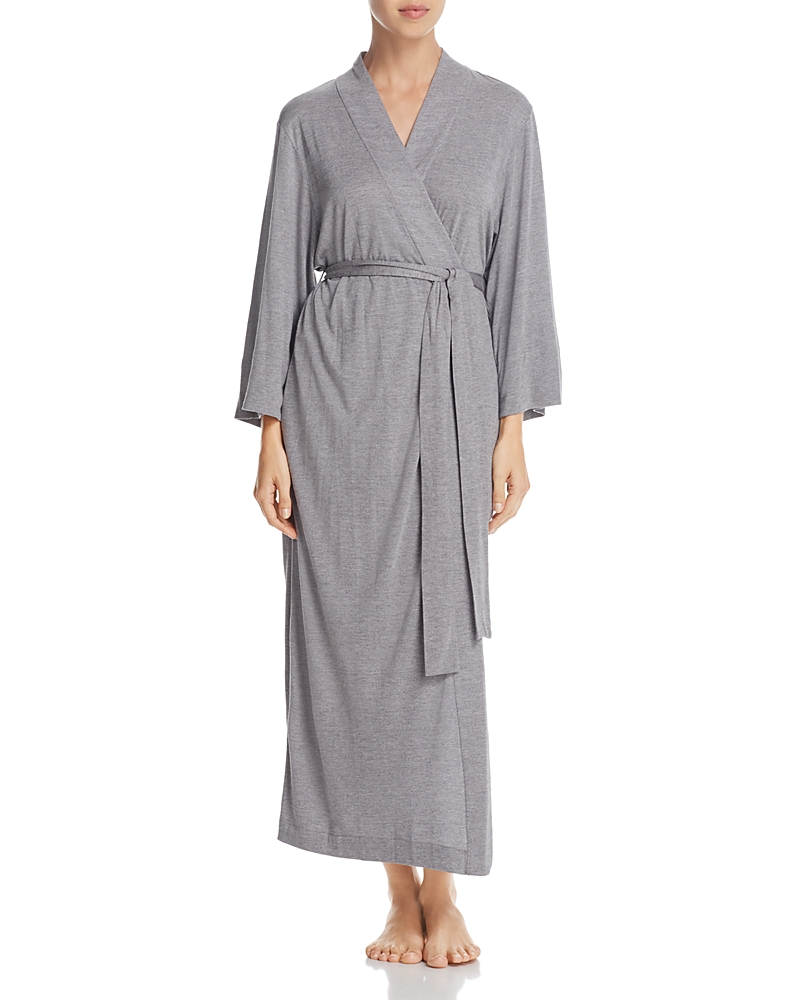 Natori 'shangri-la' Robe In Heather Gray