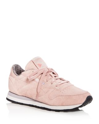 Reebok classic suede womens pink deals