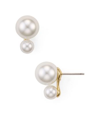 double stud earrings