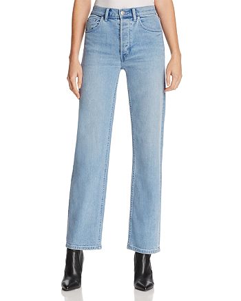Burberry Straight-Leg Jeans in Light Stone Blue | Bloomingdale's