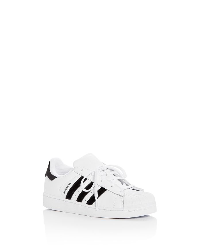 Adidas Unisex Superstar Leather Velvet Lace Up Sneakers