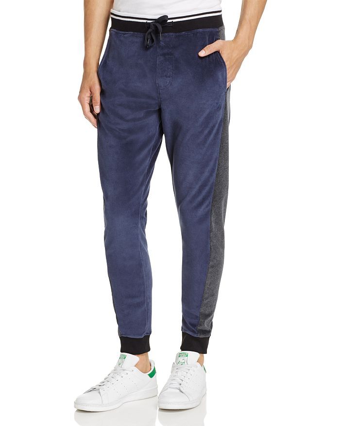 Calvin Klein Jeans Velour Color-Block Jogger Pants | Bloomingdale's