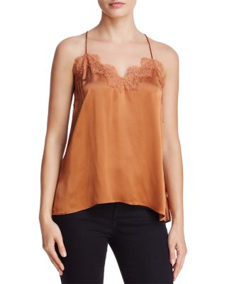 Cami Nyc Silk Racerback Camisole In Walnut ModeSens