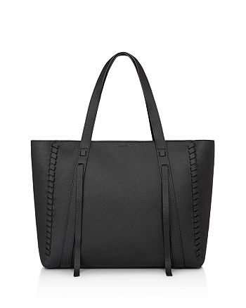 ALLSAINTS Ray East/West Leather Tote | Bloomingdale's