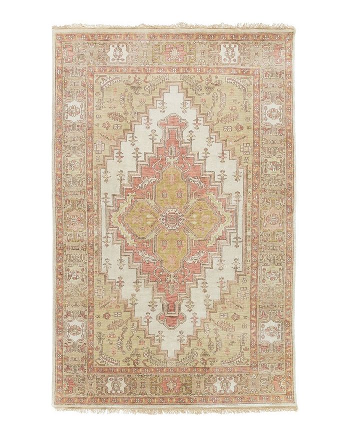 Surya Zeus Area Rug, 2' X 3' In Rose/mauve/ivory