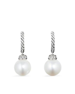 david yurman pearl drop earrings