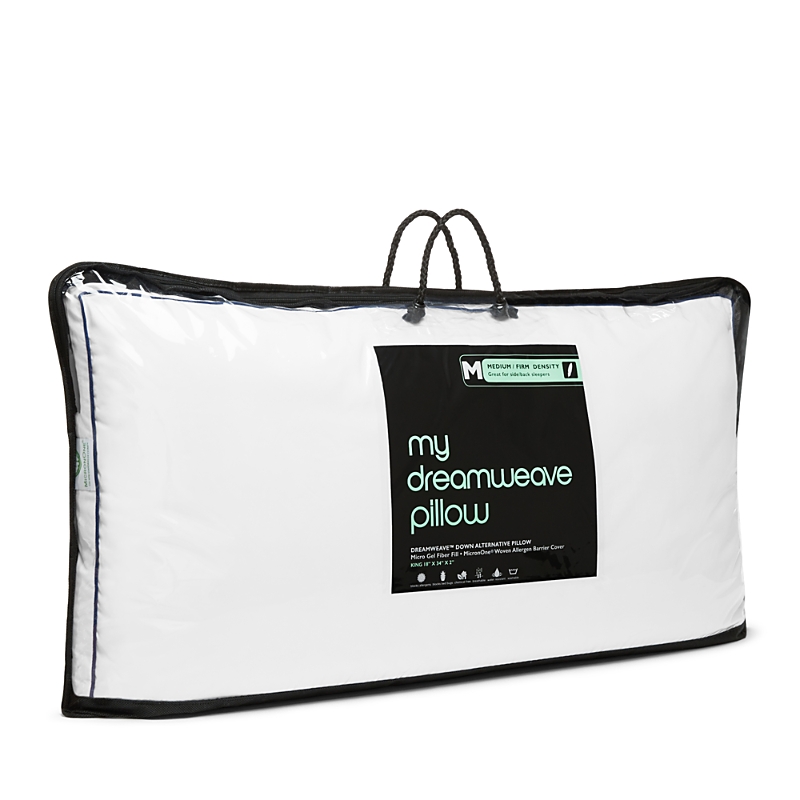 Bloomingdale's My Dreamweave Down Alternative Medium/firm Density Pillow, King - Exclusive In White
