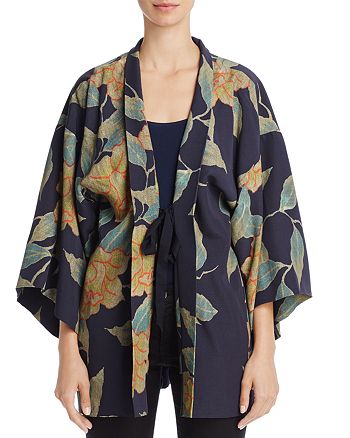 Elizabeth and James Drew Oversize Floral-Print Kimono | Bloomingdale's
