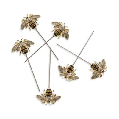 Joanna Buchanan Bee Cocktail Picks, Set of 6