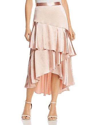 Lost and Wander Lost + Wander Mademoiselle Ruffled Satin Skirt ...