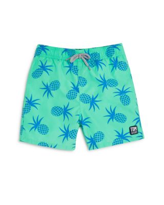 boys pineapple swim trunks