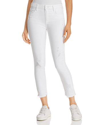 Bloomingdales Women Clothing Jeans High Waisted Jeans Hoxton High Rise Ankle Skinny Jeans in Crisp White 