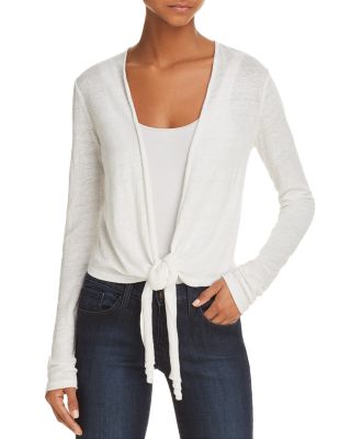 Theory Tie Front Cardigan | Bloomingdale's