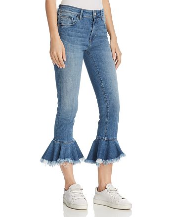 Mavi Tessa Cheeky High Rise Skinny Jeans in Mid Brushed Cheeky ...