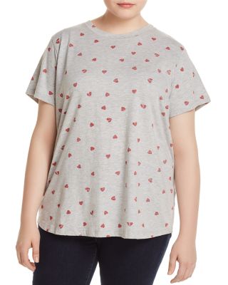 Heart-Print Graphic Tee 
