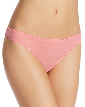 On Gossamer 'hip-g' Mesh Thong In Strawberry