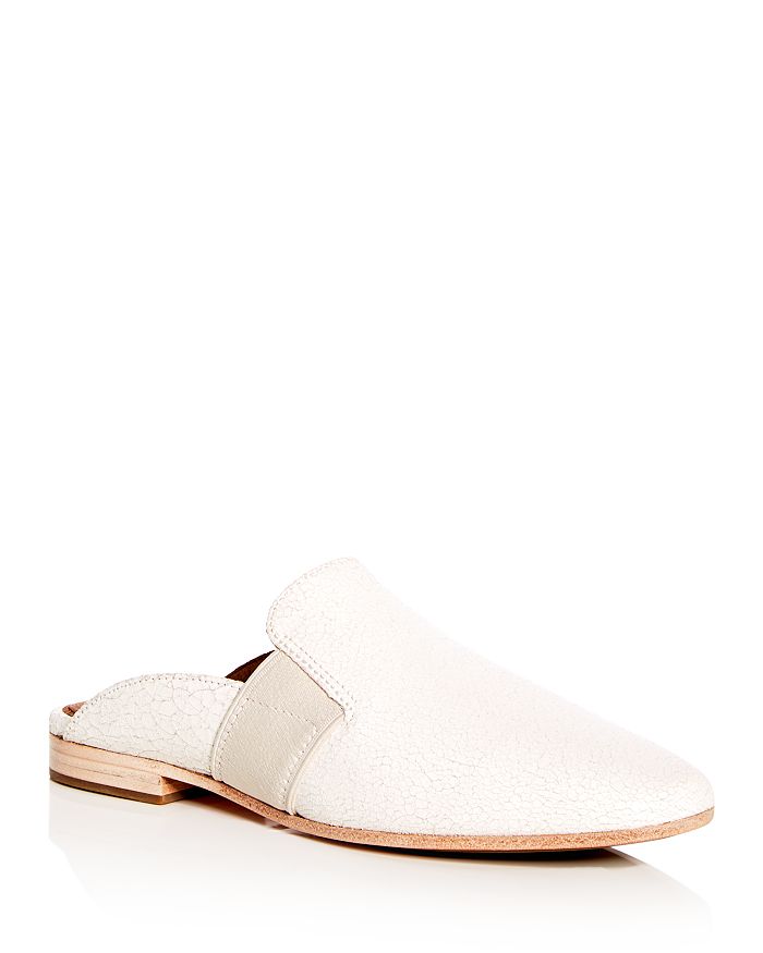 Frye Women s Terri Gore Crackled Leather Mules Bloomingdale s