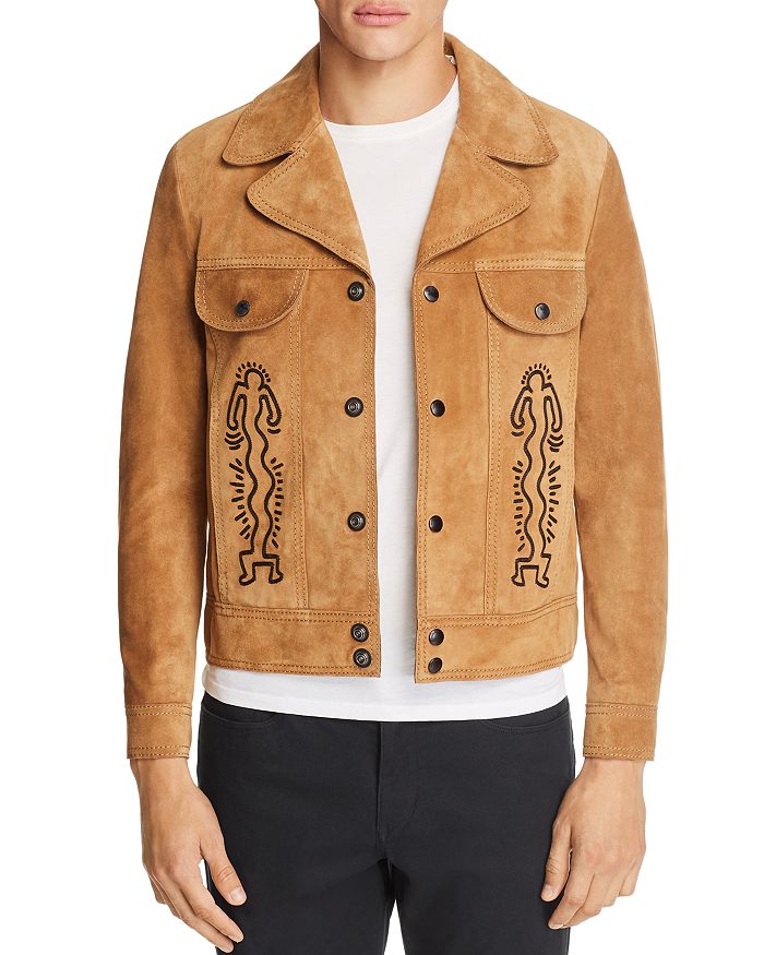 COACH x Keith Haring Suede Jacket Bloomingdale s