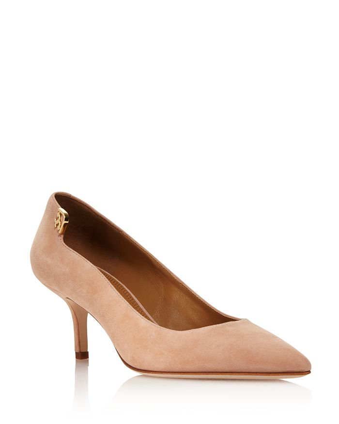 Tory Burch Women s Elizabeth Suede Pointed Toe Pumps Bloomingdale s