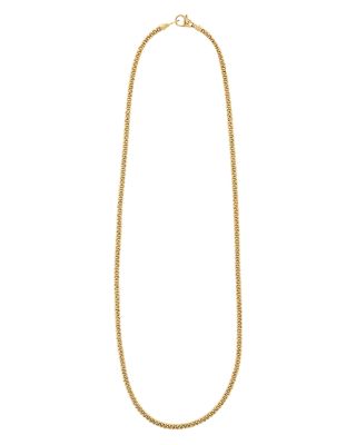 Caviar Gold Collection 18K Gold Necklace, 16"