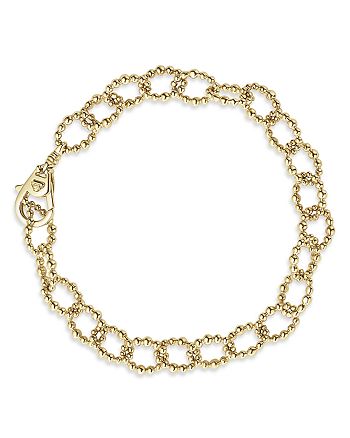 LAGOS - Caviar Gold Collection 18K Gold Beaded Chain Bracelet
