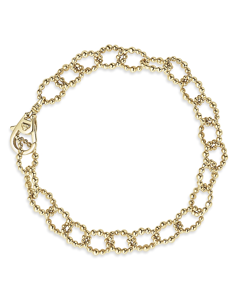 Lagos 18k Yellow Gold Caviar Gold Collection Fluted Link Bracelet In Gold