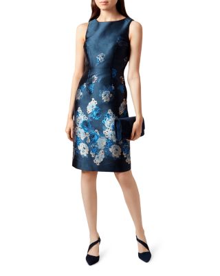 HOBBS LONDON Yen Floral Jacquard Dress | Bloomingdale's