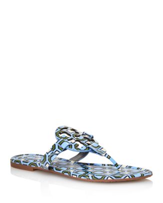 Tory Burch Women's Miller Patent Leather Thong Sandals | Bloomingdale's