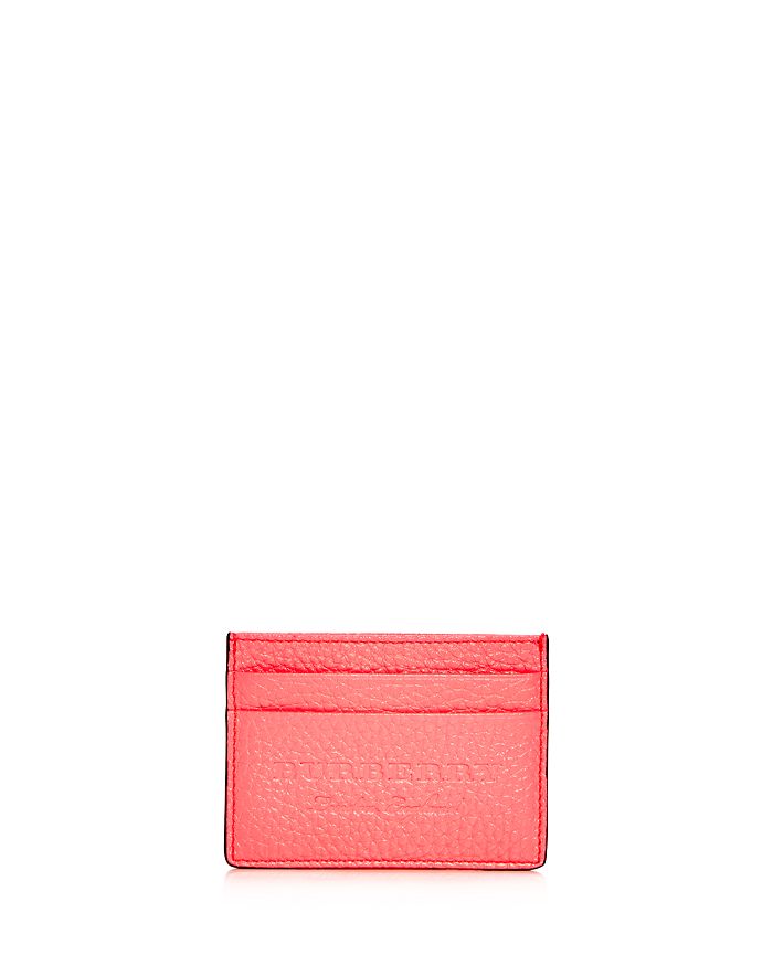 Burberry Sandon Leather Card Case | Bloomingdale's