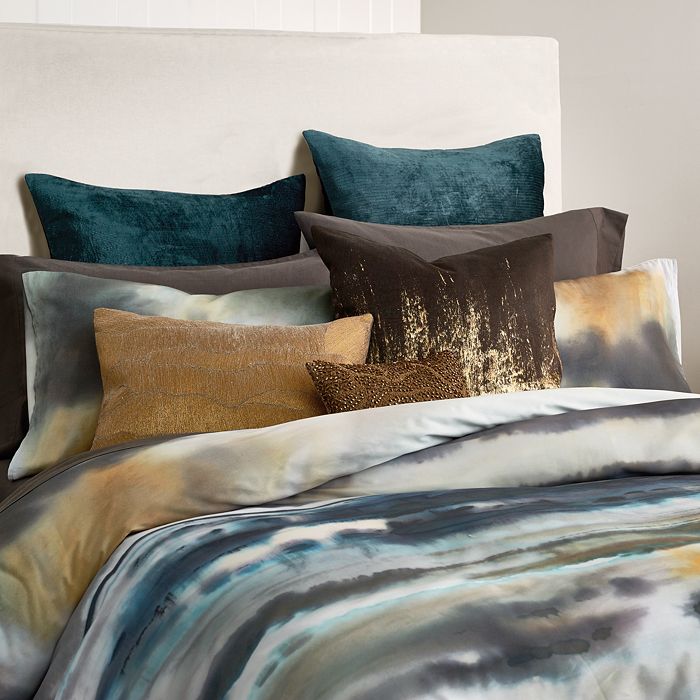 Shop Michael Aram After The Storm Duvet Cover, Full/queen In Surf