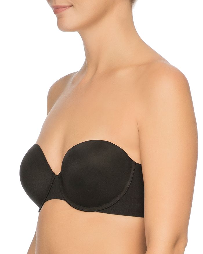 Shop Spanx Up For Anything Convertible Strapless Bra In Very Black