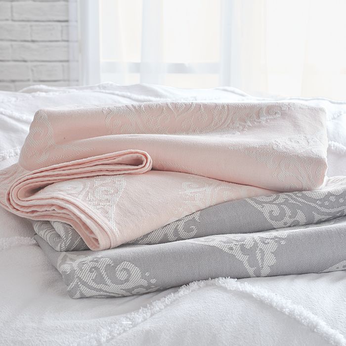 Peri home woven online damask blanket