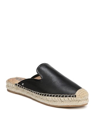 Kerry Leather Espadrille Mules 