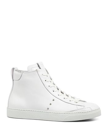ALLSAINTS Women's Crey Leather High Top Lace Up Sneakers | Bloomingdale's