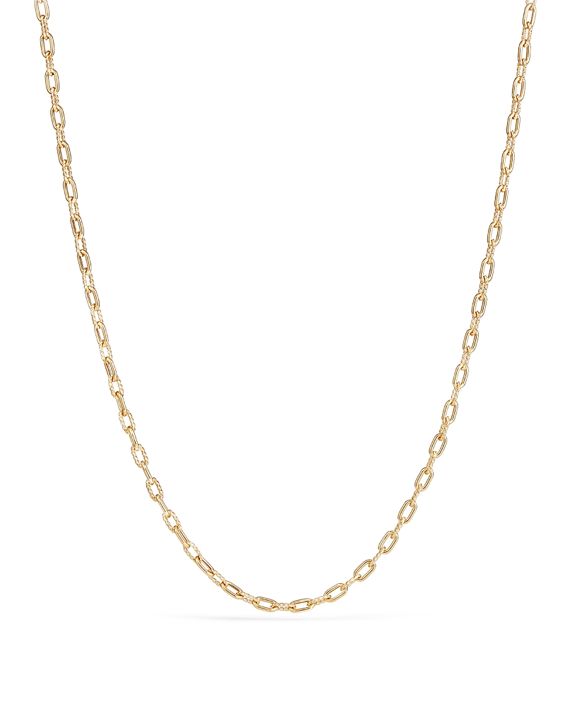 David Yurman Dy Madison Thin Chain Necklace in 18K Yellow Gold, 36