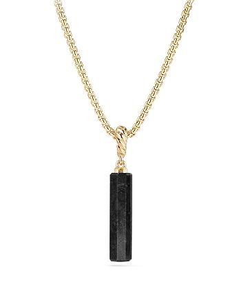 David Yurman - Barrel Charm in Black Onyx with 18K Gold