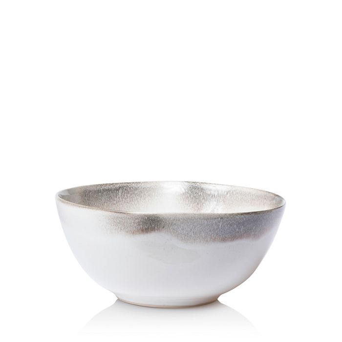 Shop Vietri Aurora Medium Bowl In Gray