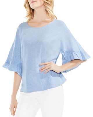 ruffle bell sleeve top