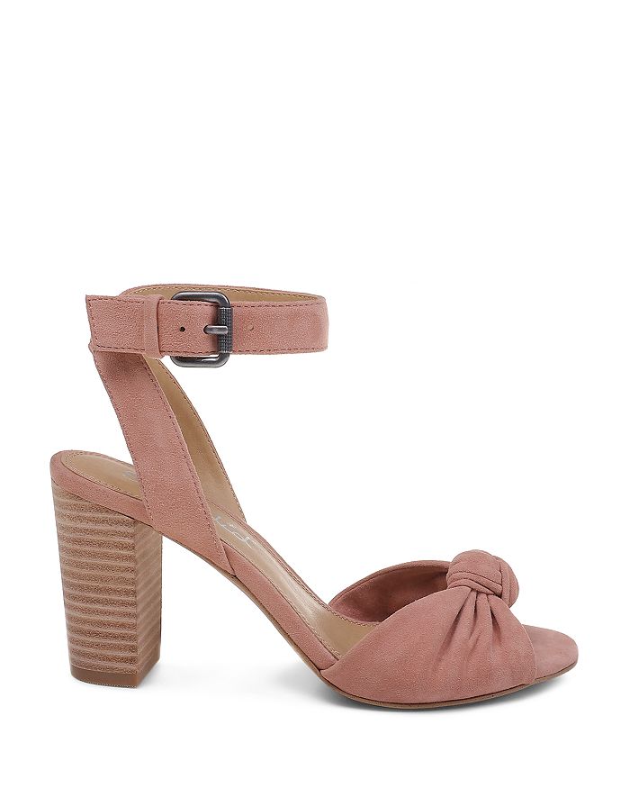 Splendid Women s Bea Suede Ankle Strap High Block Heel Sandals