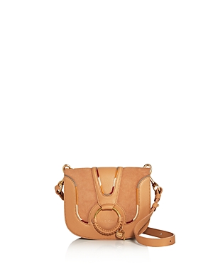 SEE BY CHLOÉ SEE BY CHLOE HANA SMALL LEATHER & SUEDE CROSSBODY,S18AS896448