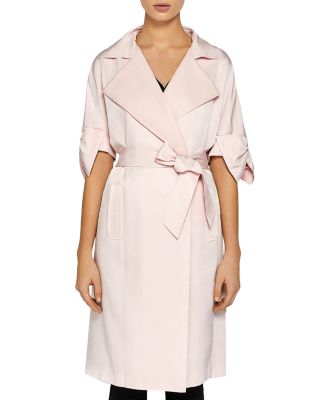 Ted Baker Biibi Bow-Trimmed Trench Coat | Bloomingdale's