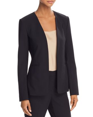 Theory Isita Classic Stretch-Wool Blazer | Bloomingdale's