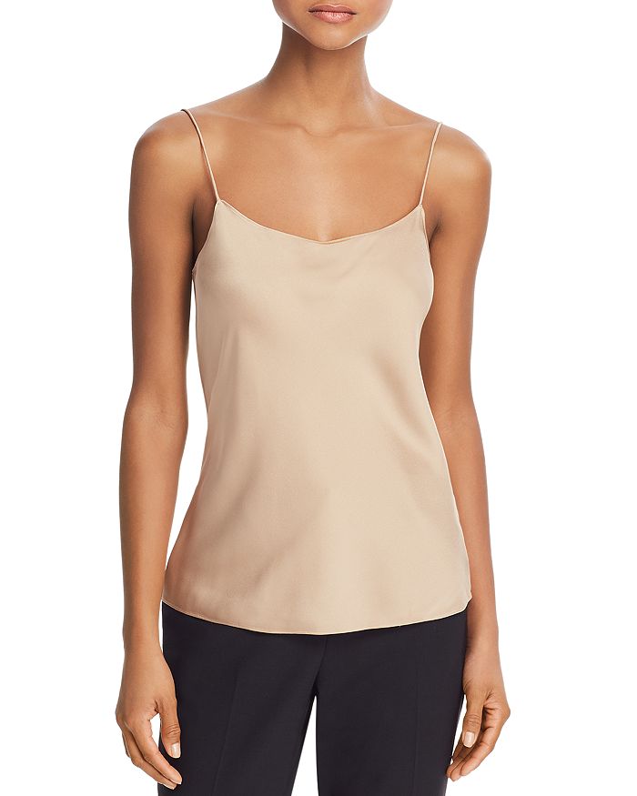 Theory Teah Silk-Stretch Camisole Top | Bloomingdale's