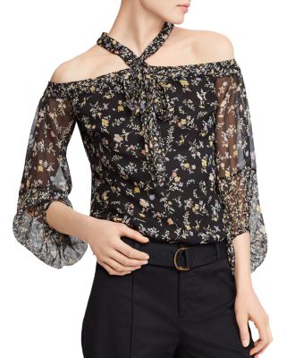 Ralph Lauren - Off-the-Shoulder Floral Print Top