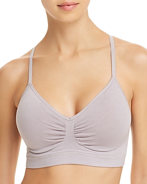 Yummie Emmie T-back Cami Bralette In Gull Gray
